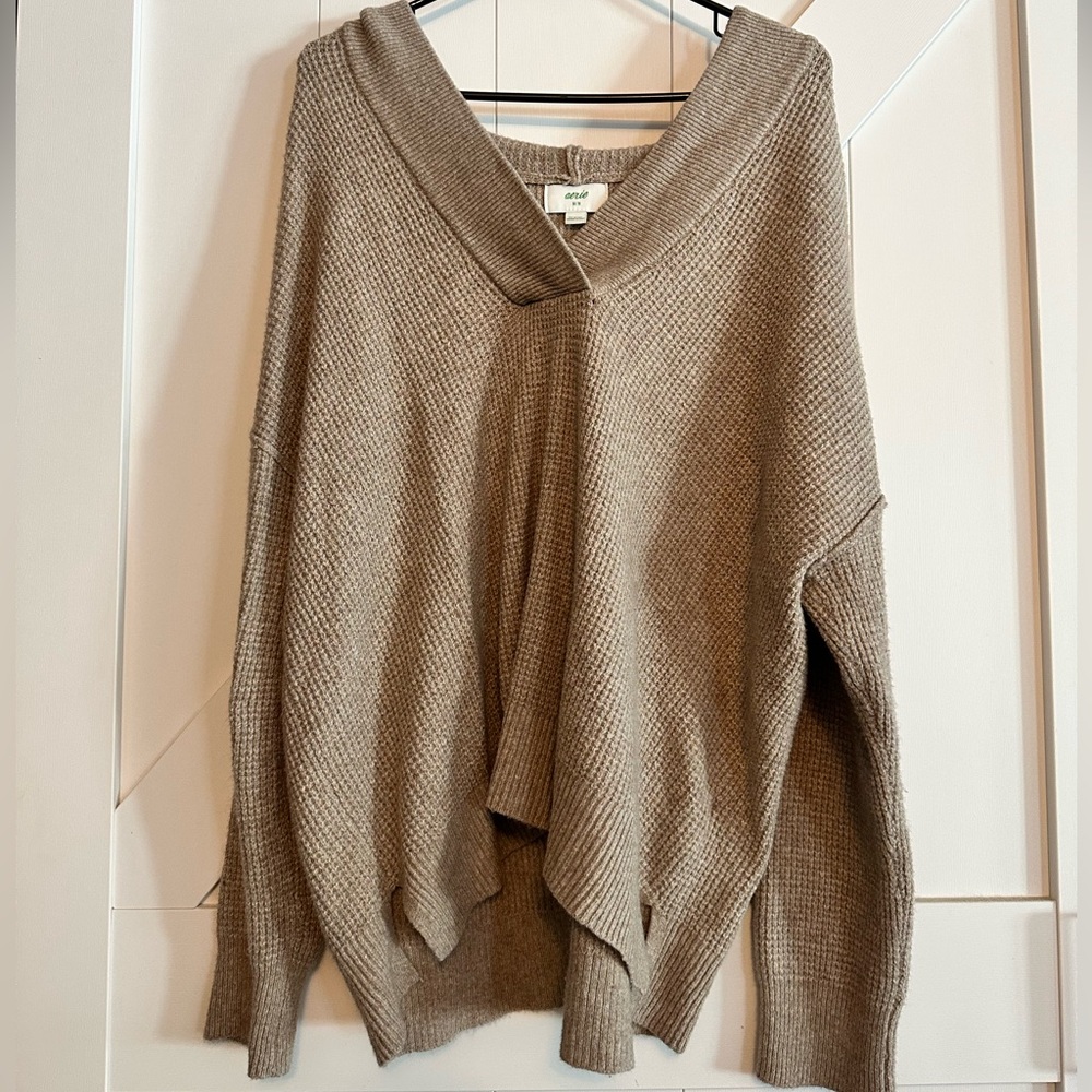 Aerie Waffle Knit Sweater Size Medium